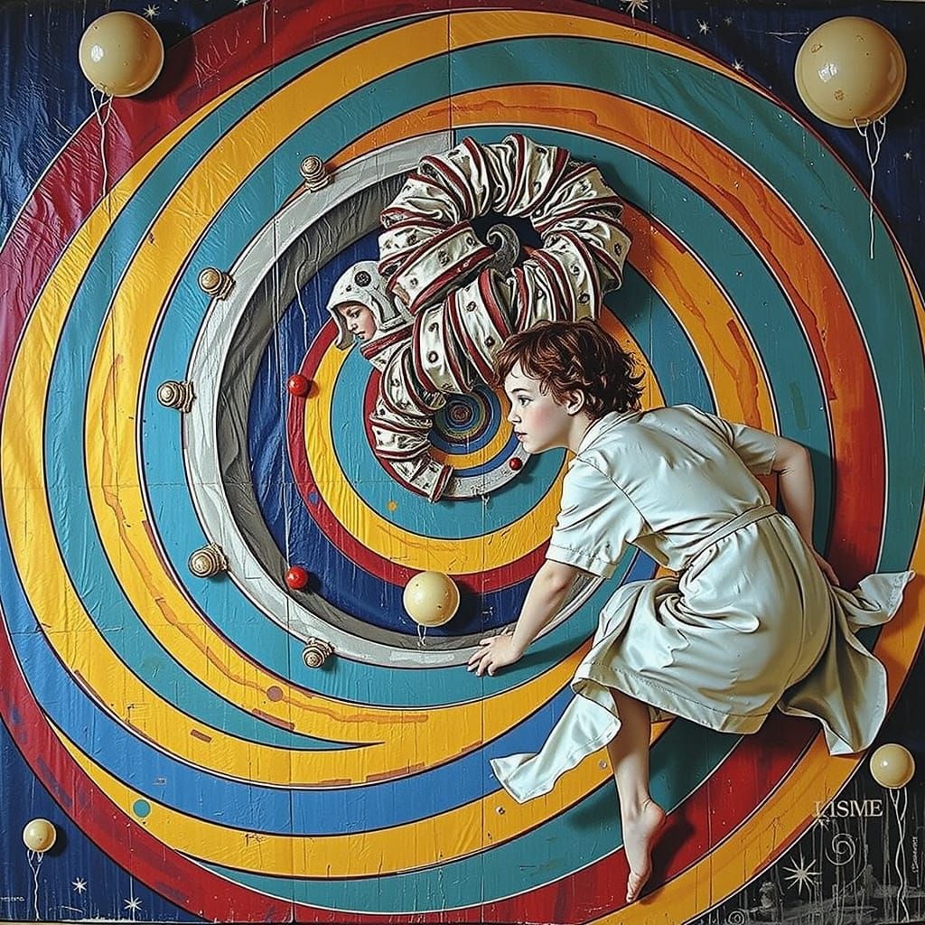 Abstract Twisting Forms in Surreal Style