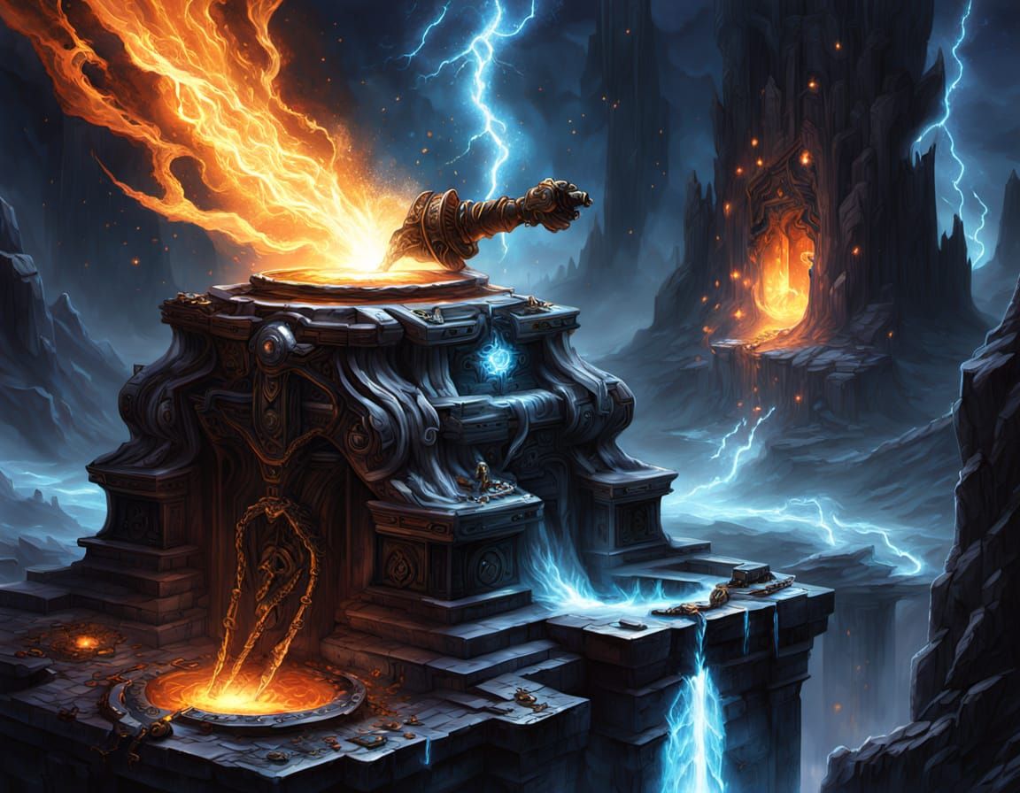 Celestial Blacksmith Forges Divine Relics in Ancient Meteori...