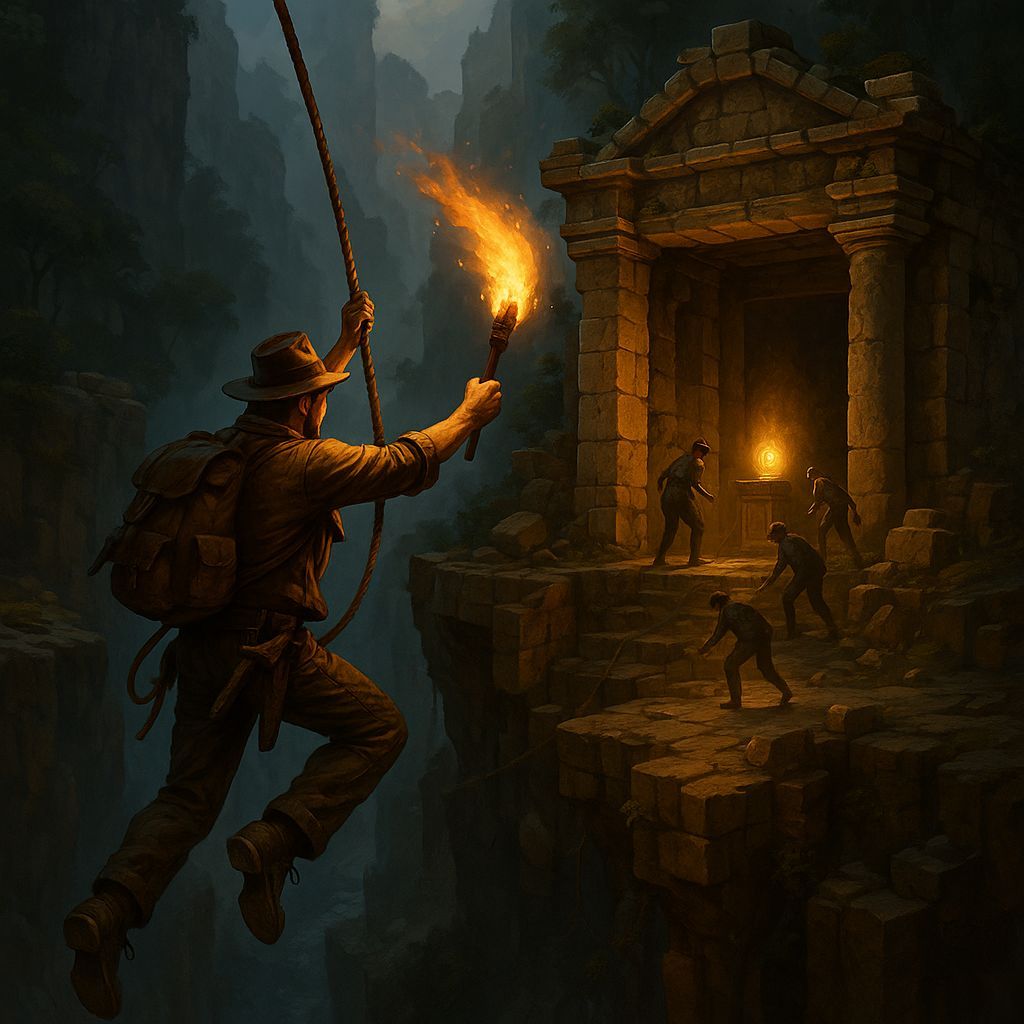 Adventurer's Perilous Quest for a Lost Temple Relic