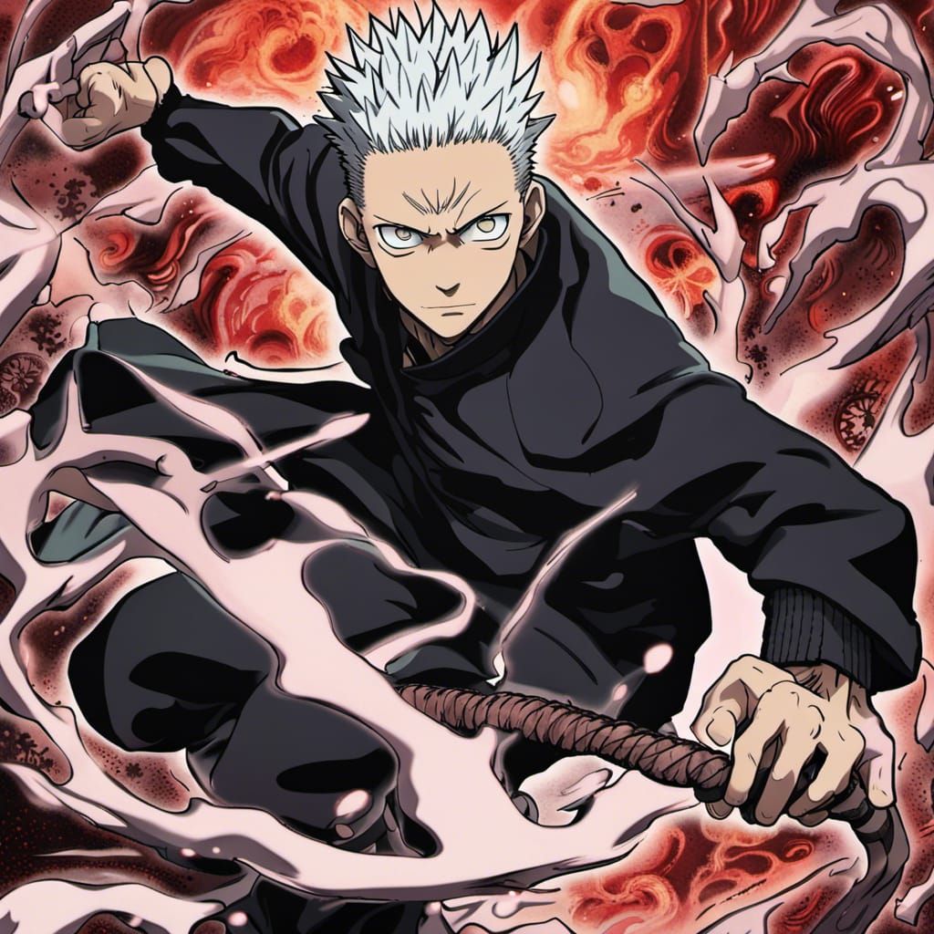 Enigmatic Anime Caster with Mystical Powers