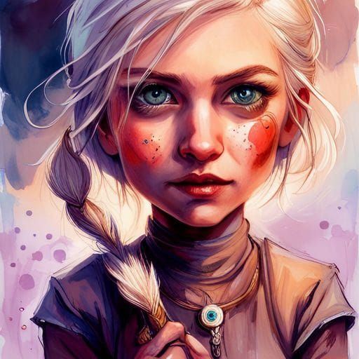 AI Interpretation of Ciri