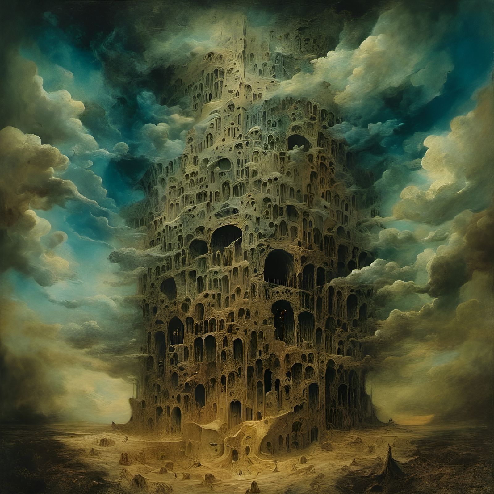 Glitch Art with Esoteric Astrology in Dark Fantasy