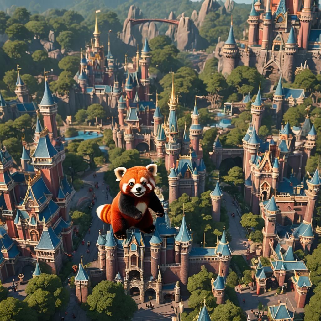 Disney's Mei Lee as Red Panda in Tokyo Disneyland