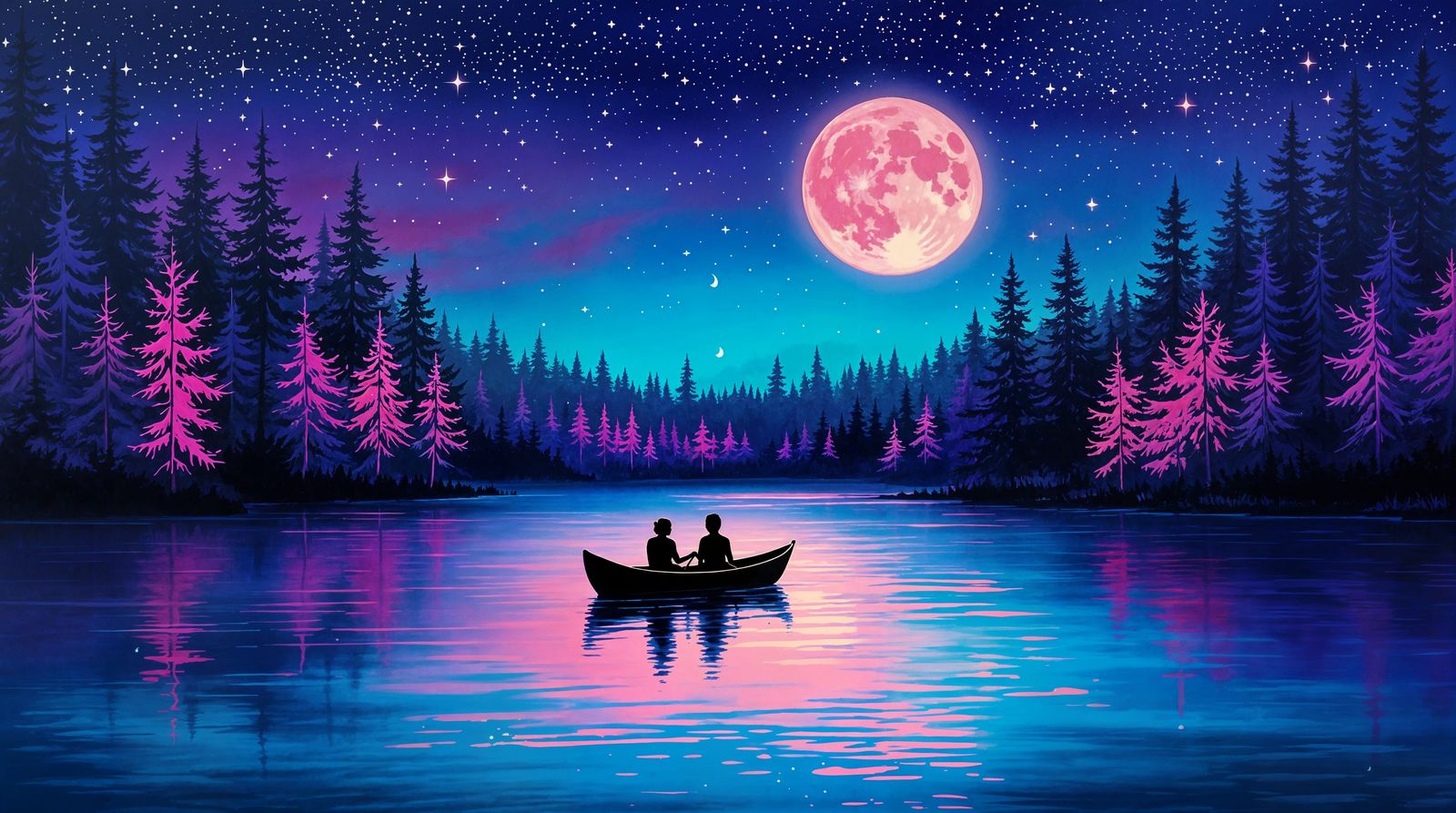 Whispering Forest River at Dusk