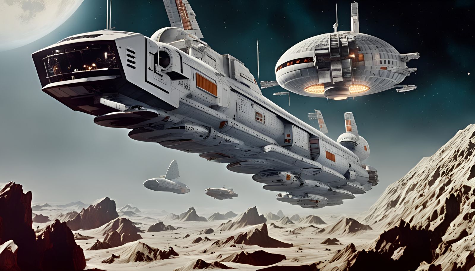 Space 1999: Moonbase Alpha Under Attack