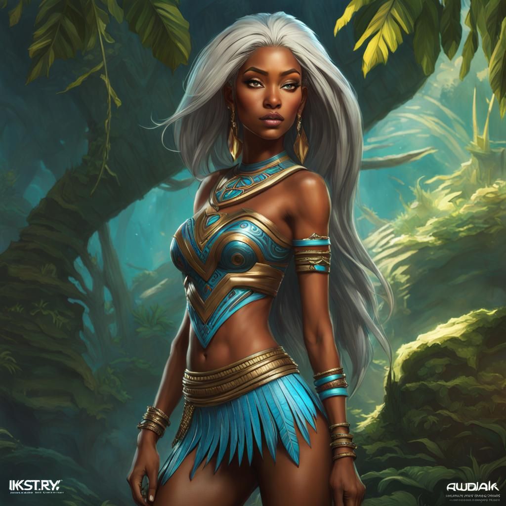 Kida of Atlantis in Tribal Latex Outfit