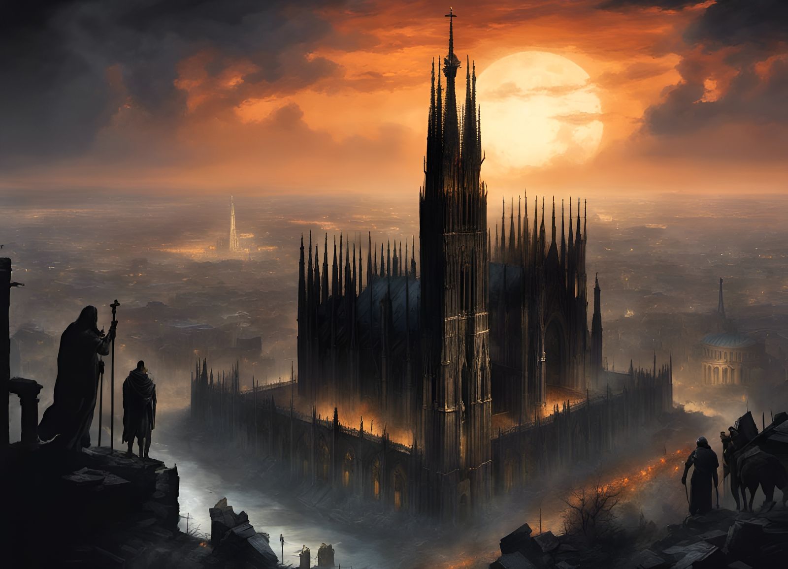 Post-Nuclear Italy: Far Future Milano's Cathedral