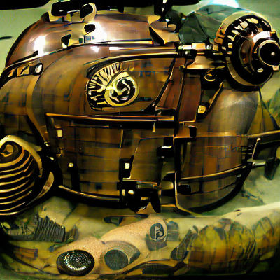 Detailed Mechanical Tank Illustration