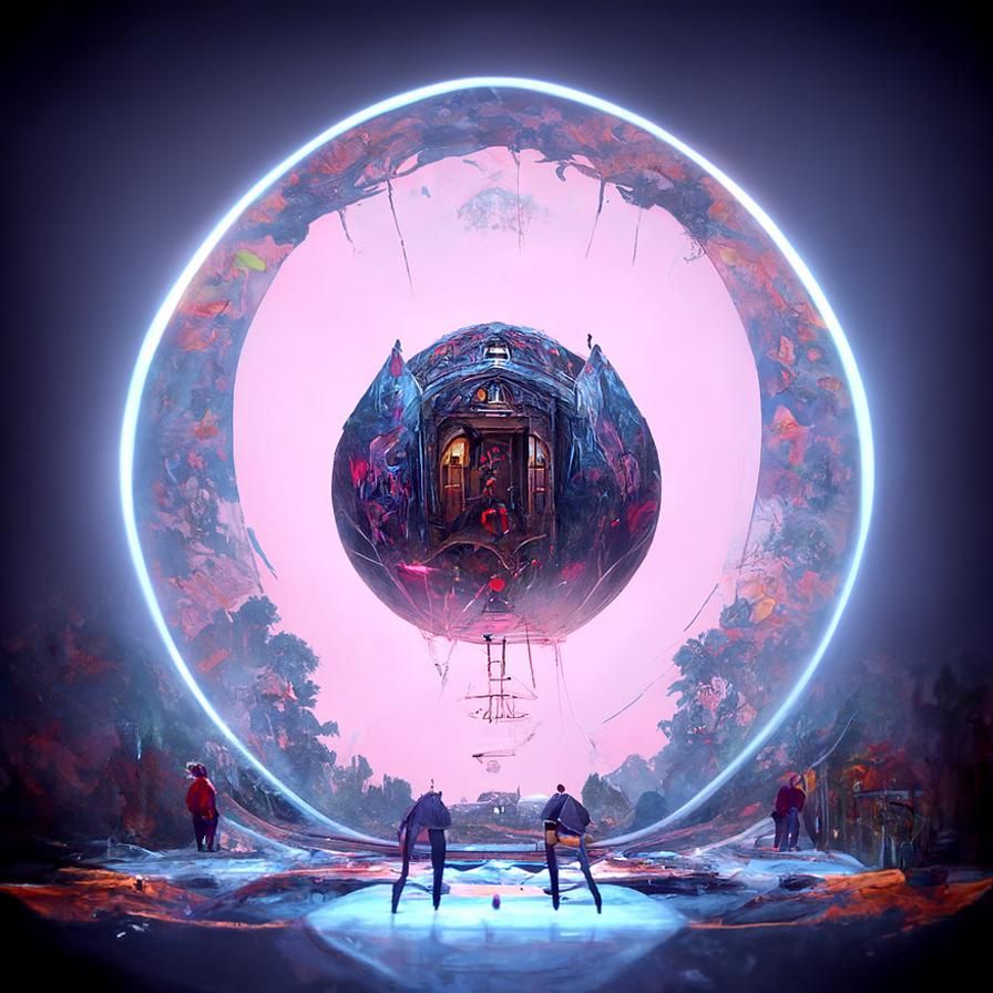 Magic Sphere Portal to Another Dimension