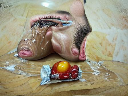 Abstract Hyperrealism Design