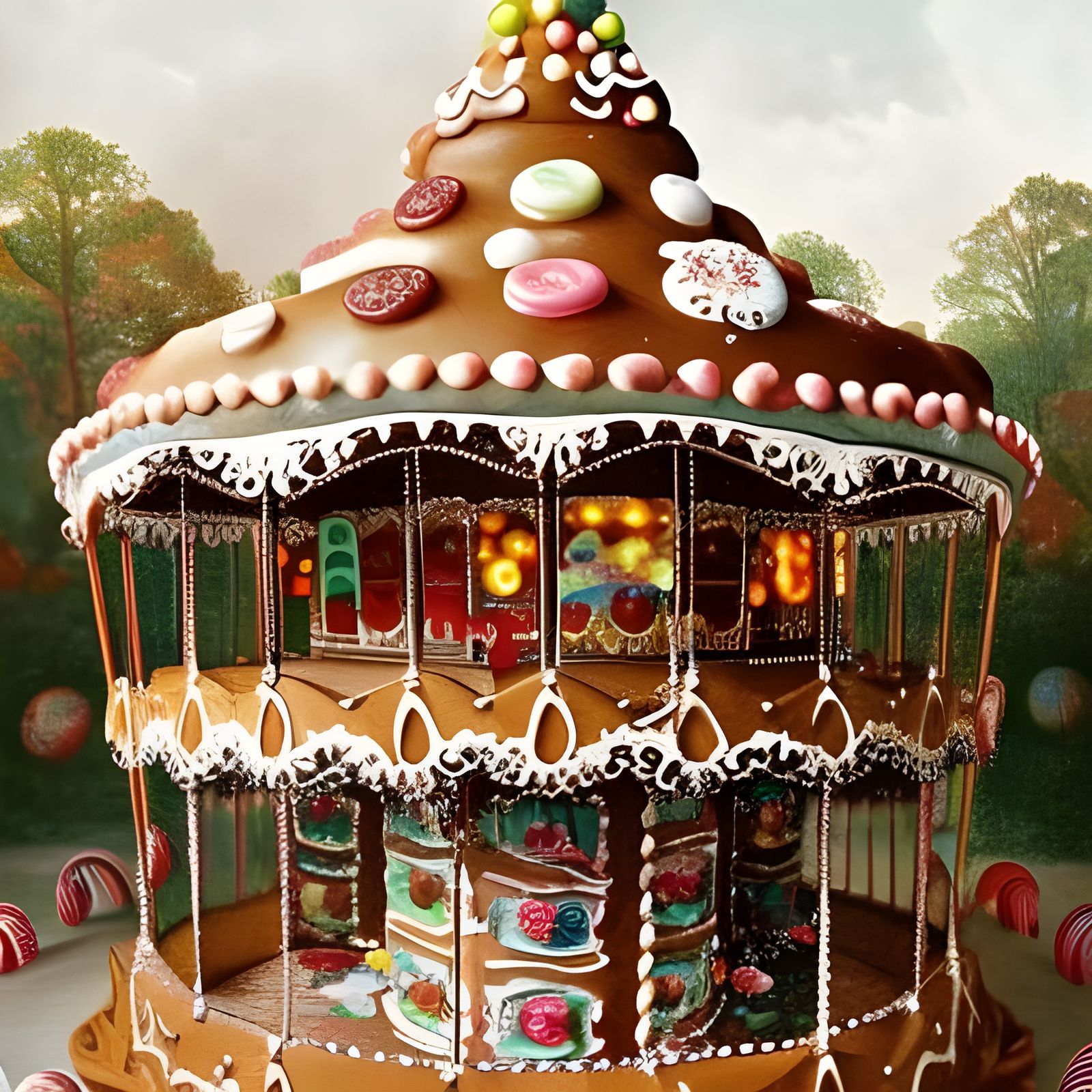 The gingerbread carousel