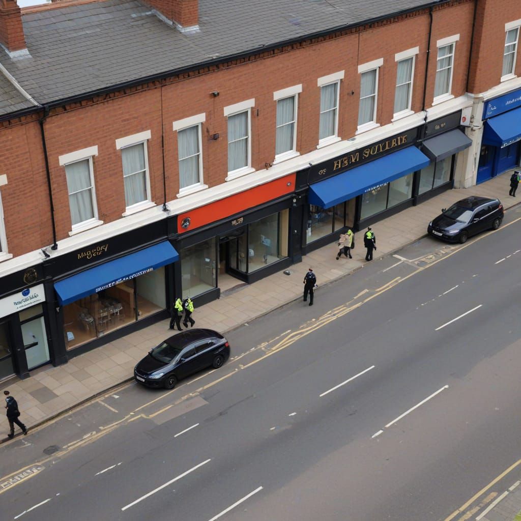 A man has been arrested after climbing on to a hotel roof an...