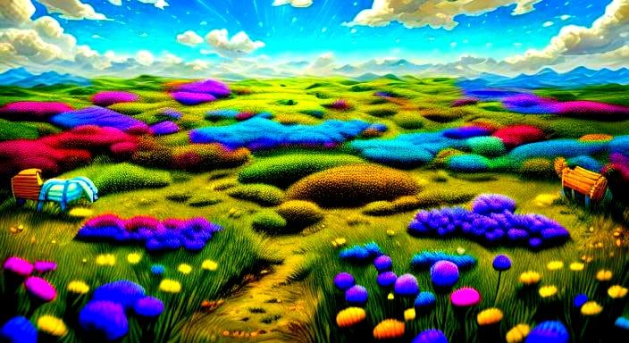 Abstract Metallic Art with Smooth Sheen