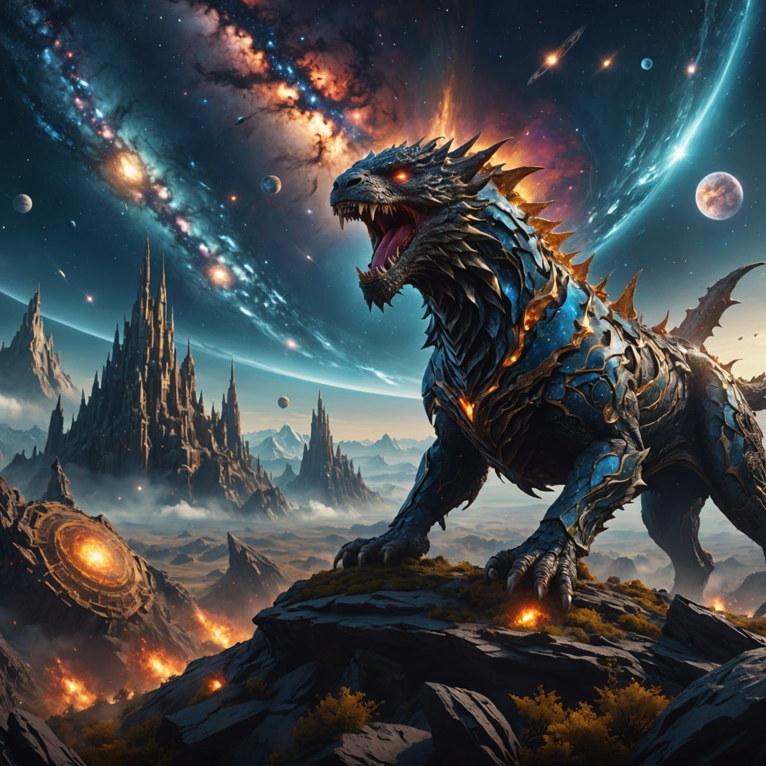 Galactic God: A Cosmic Being in the Sky