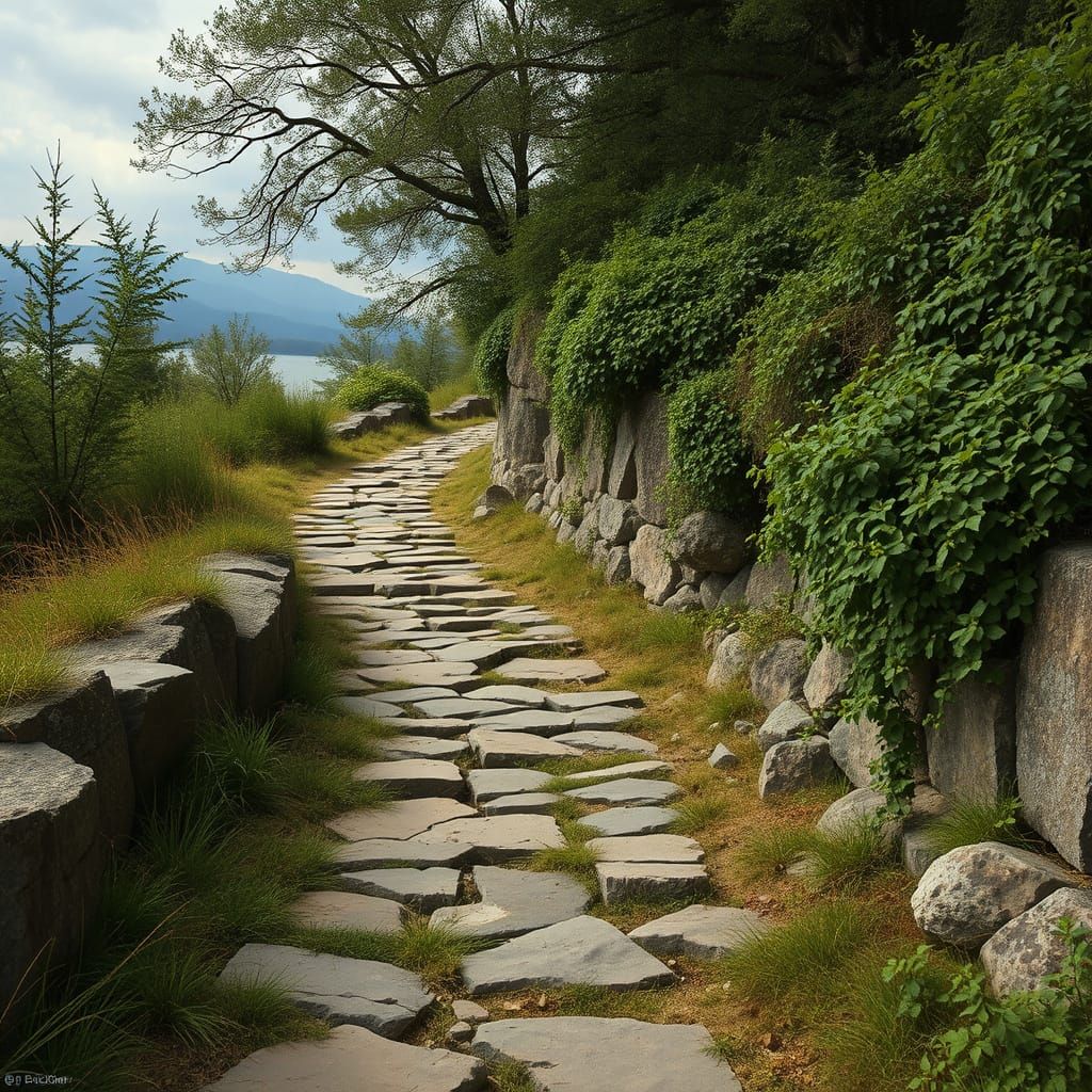 Majestic Stony Pathway Unveiled