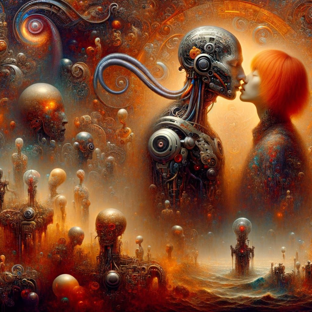 Biomechanical Romance in a Dreamlike Landscape