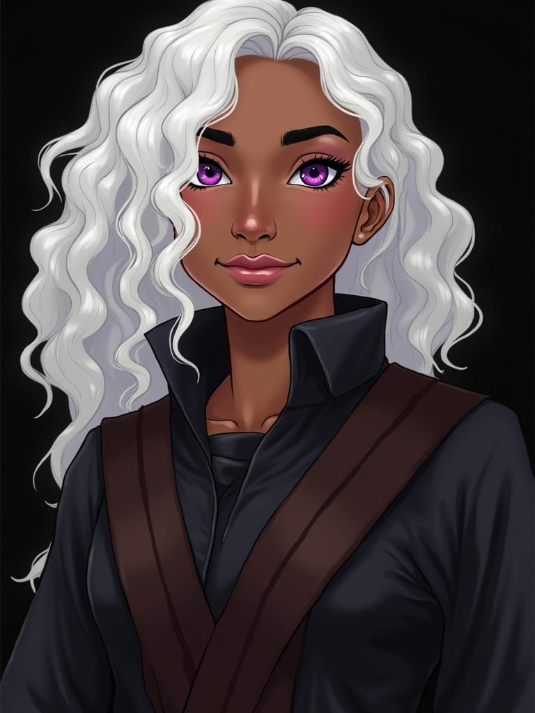 Fantasy Warrior in a Richly Detailed Matte Painting