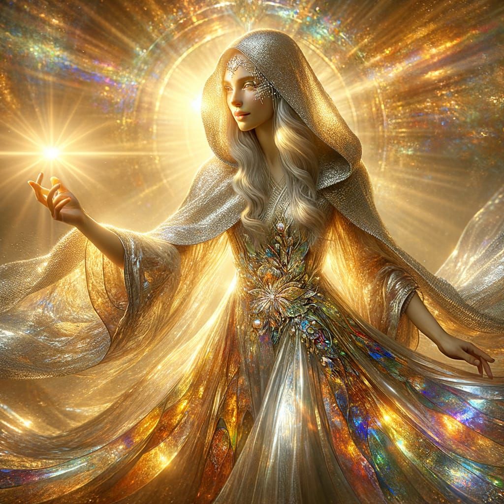 Goddess of Rebirth in Golden Sunlight
