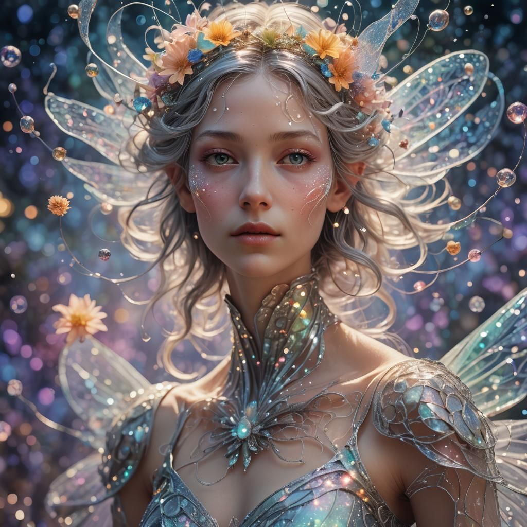 Ethereal Fairy in Moebius-Inspired Fantasy Art