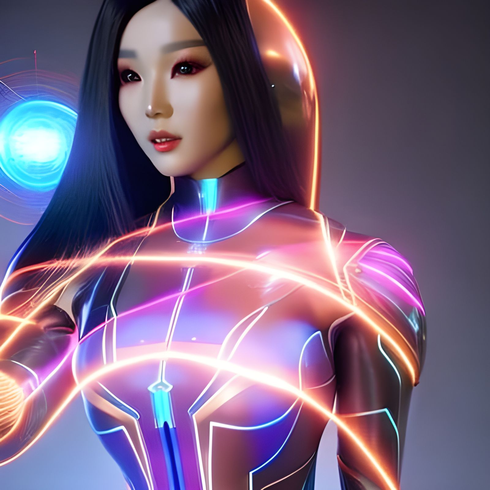 Mika Restrained with the Laser Rope