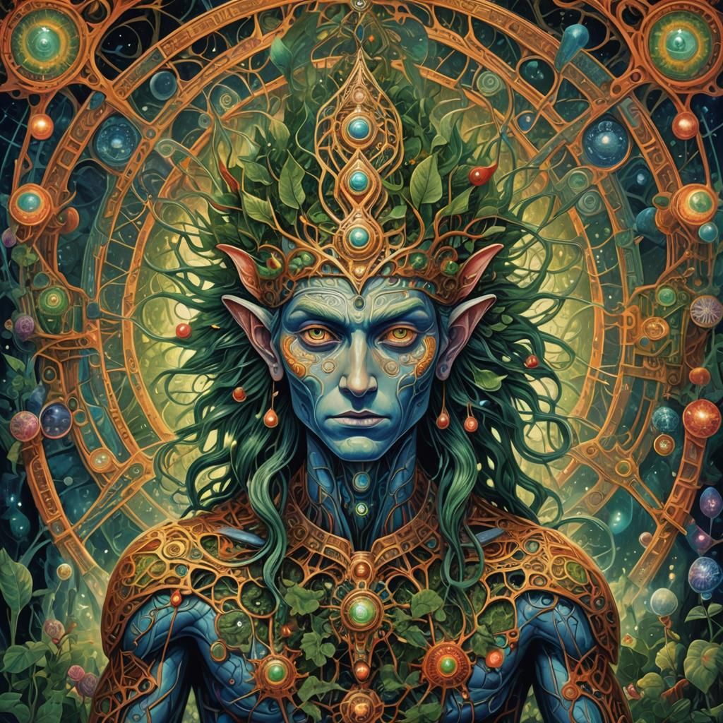 DMT Machine Elves Entering Consciousness