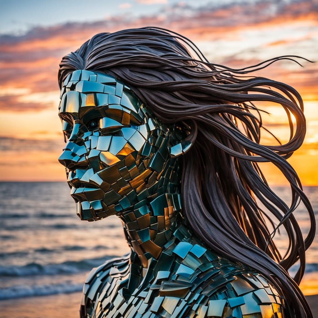 Surreal Fragmented Sculpture Captures Strength and Resilienc...