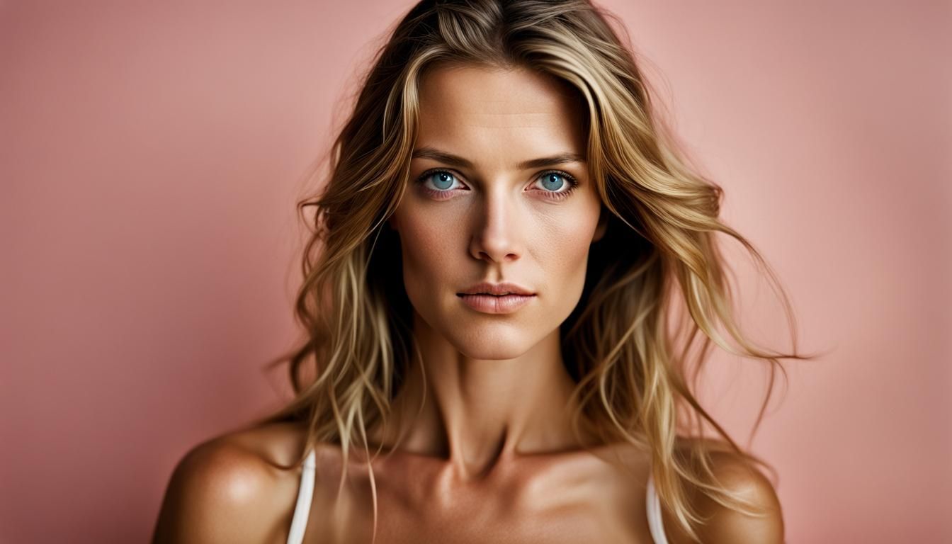 Summer Portrait of Woman in Bikini