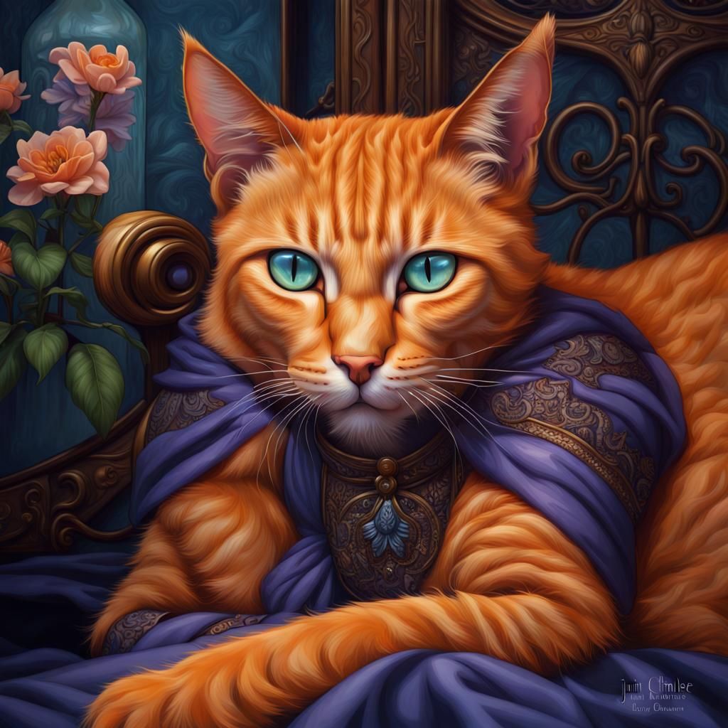 Reign Supreme: King Silas the Orange Cat Finds Purr-fection ...