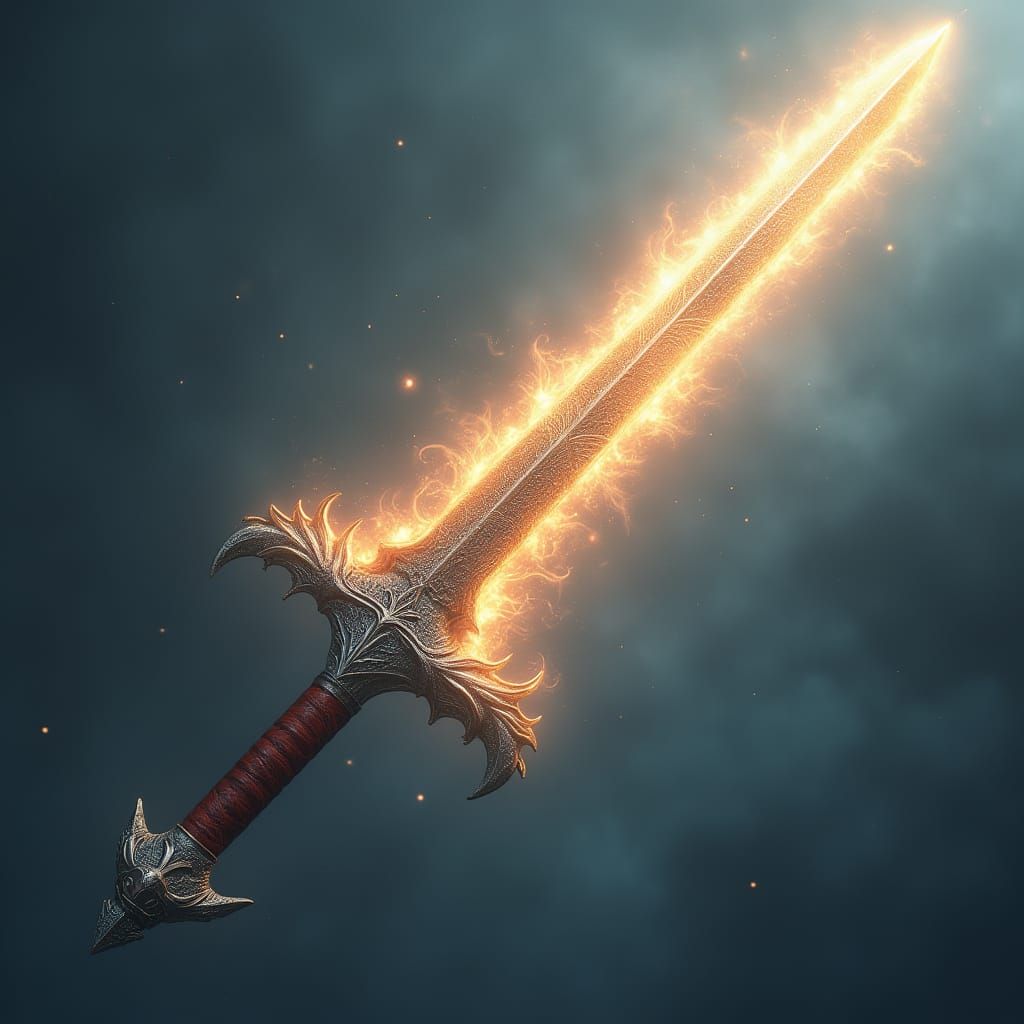 Ethereal Sword of Valor in Radiant Glory