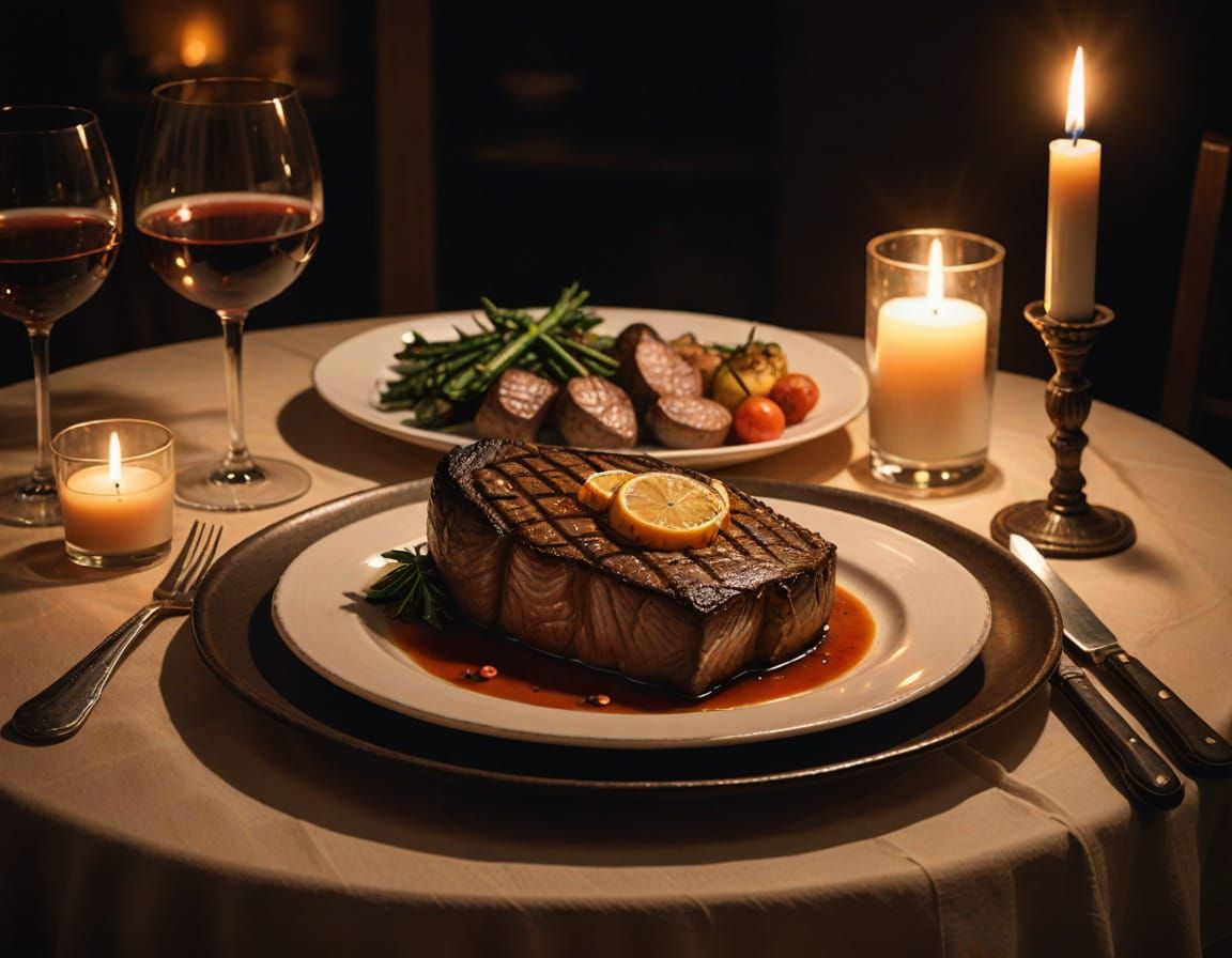 "Meats back on the menu boys!"