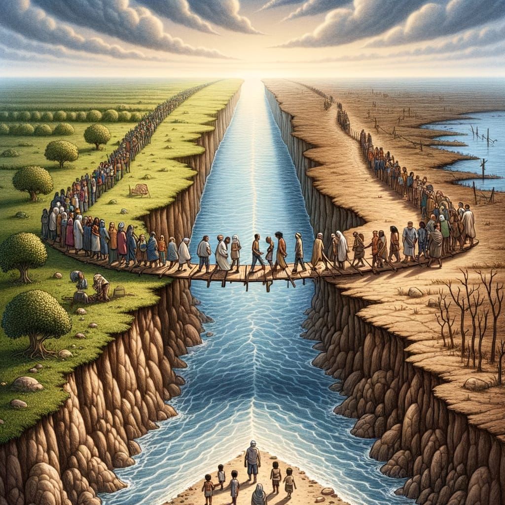 Symbolic Bridge Connects Freedom and Destruction