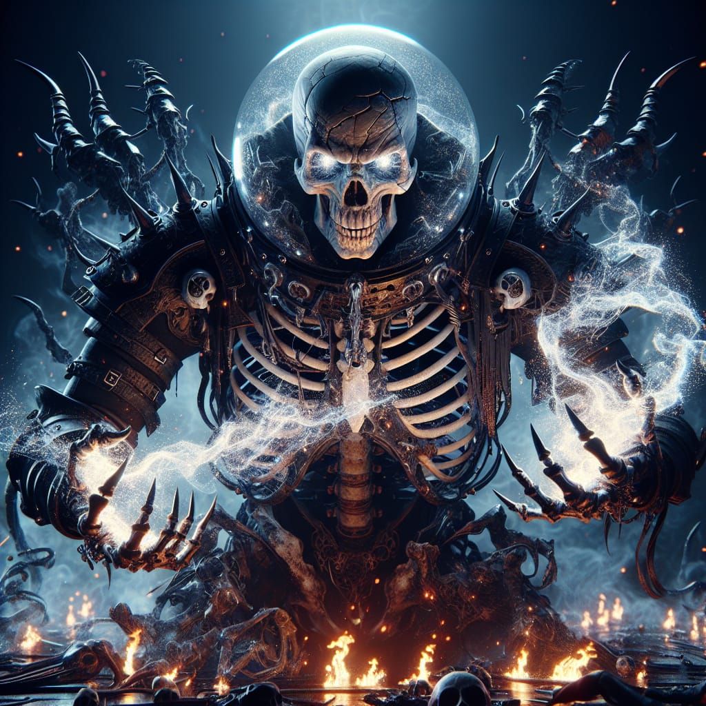 Skeletal Soldier in Ominous Armor