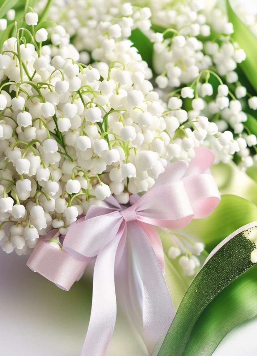 Glittering Lily of the Valley Bouquet