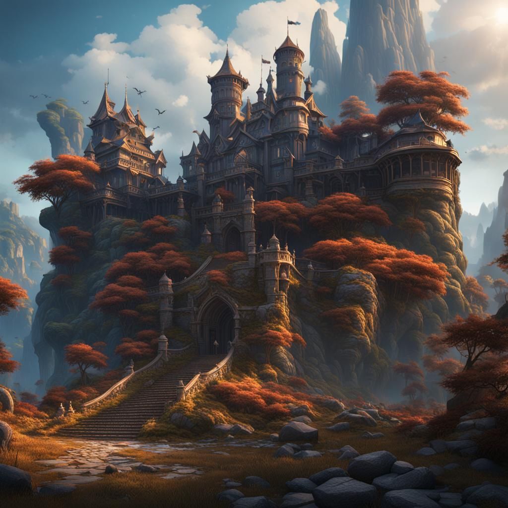 Fantastical Concept Art in Deep Color