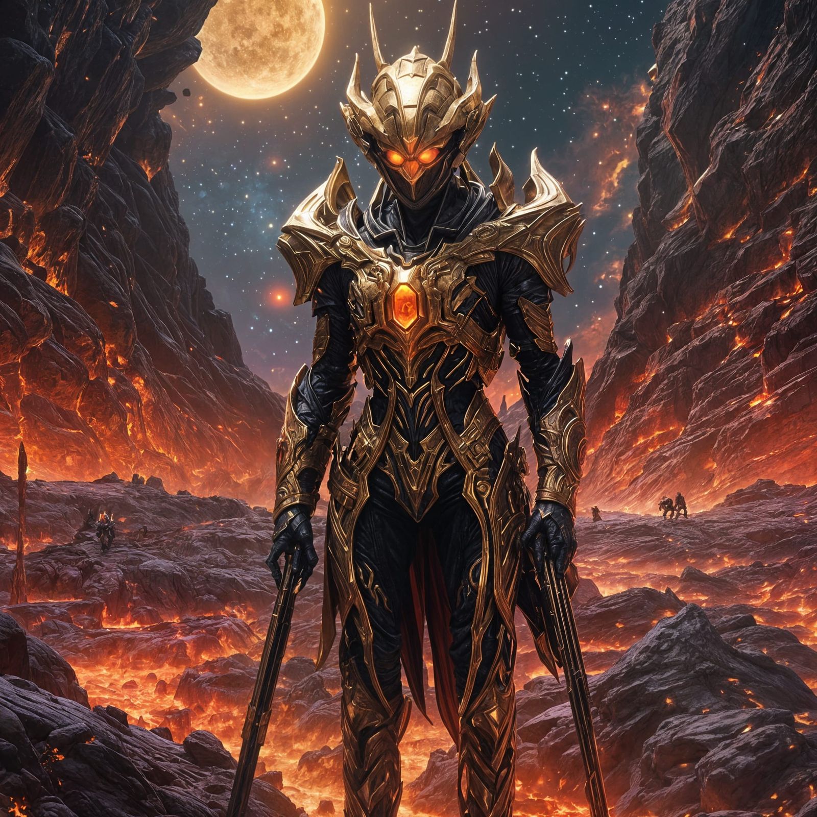 Paladin in Hell on Alien Planet