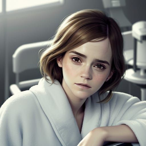 Emma Watson Pregnant in Hospital: Hyper-Realistic Digital Ar...