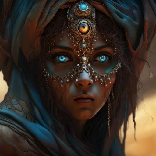 Eye of the Sahara: Dark Fantasy Masterpiece