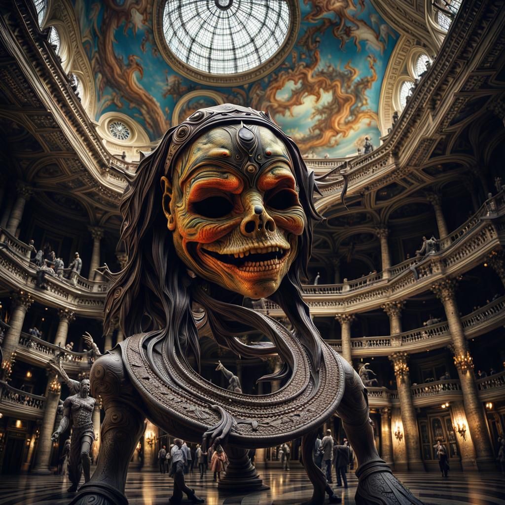 Photorealistic Aliens in Exotic Fashion, Hyperreal Photograp...