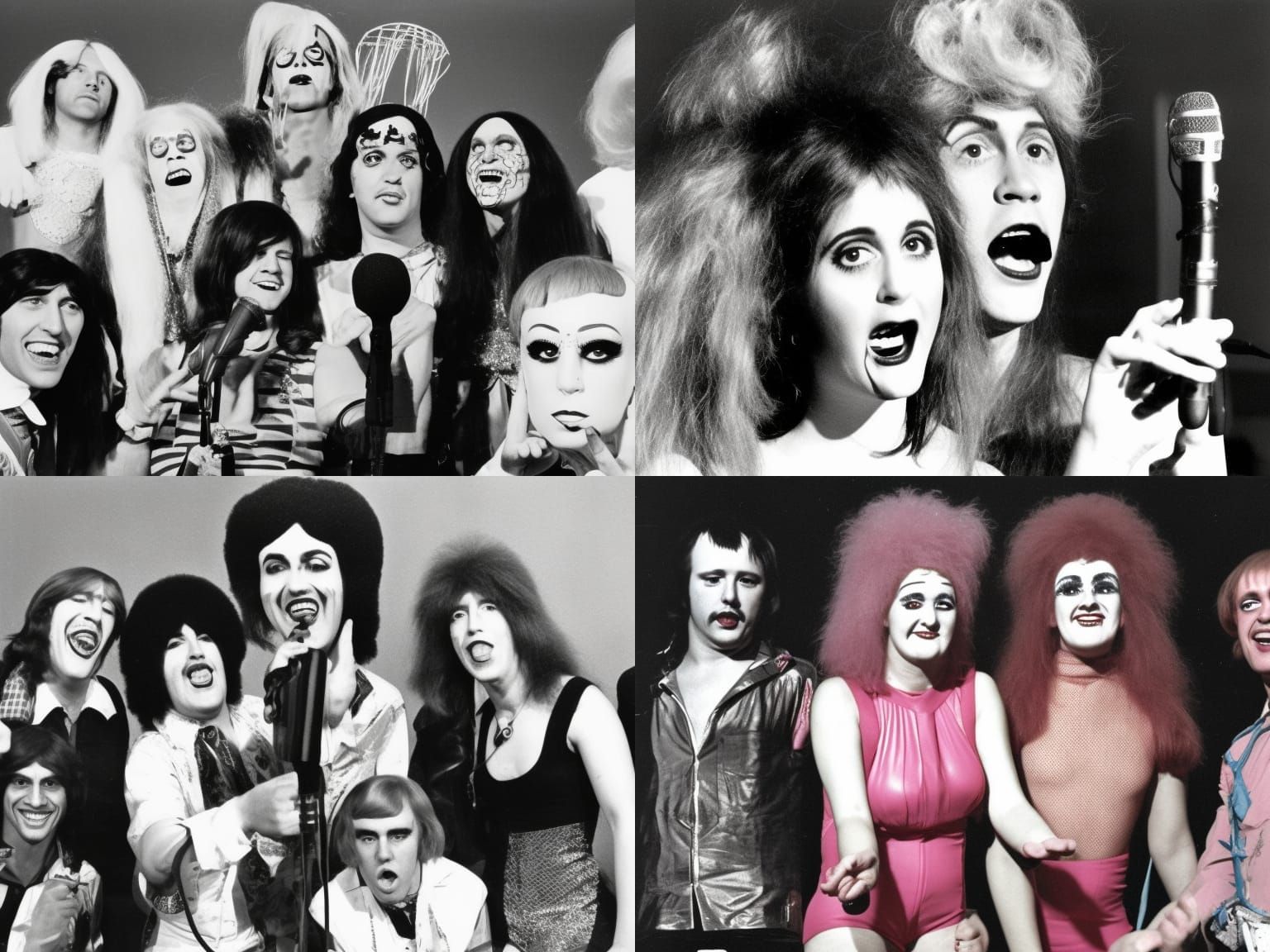 1970s Pop Superstar Karaoke Freakshow