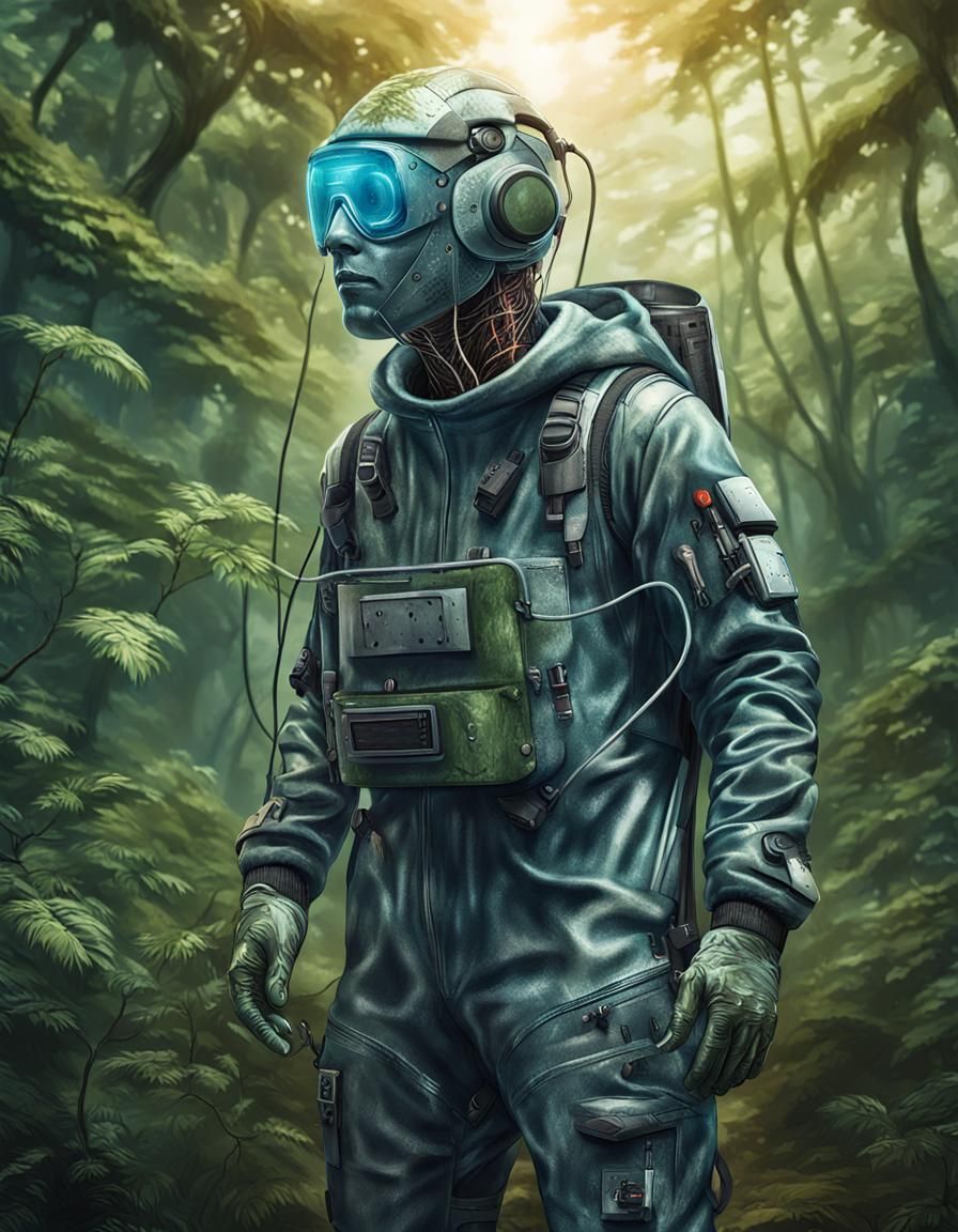 Electrodes and Jumpsuit in Post-Apocalyptic Sci-Fi