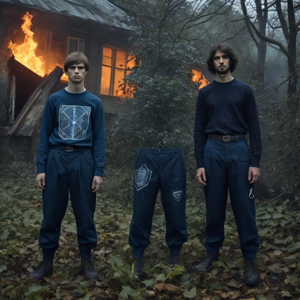 Surreal Hegelian Halloween: Retro Lithographic Dystopia