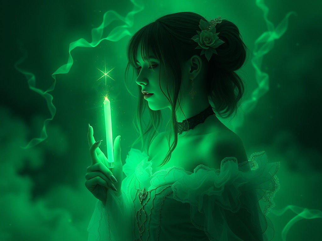 Cold Green Emerald Horror Dark Fantasy
