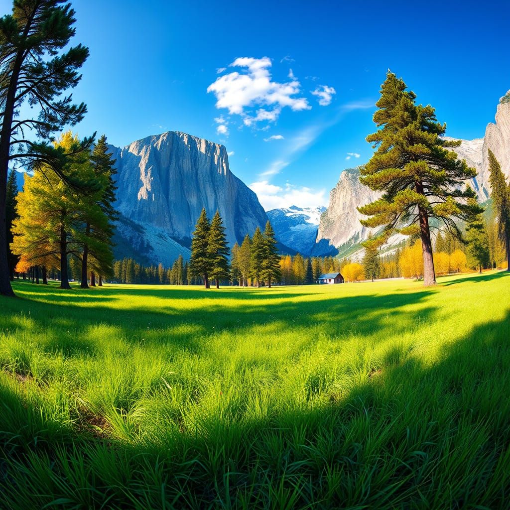 Surreal Yosemite Landscape in Photorealistic CGI