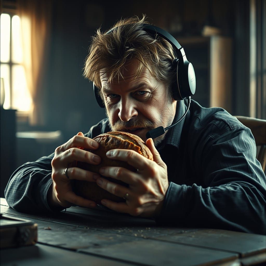 Chuck Norris in Intense Cinematic Focus