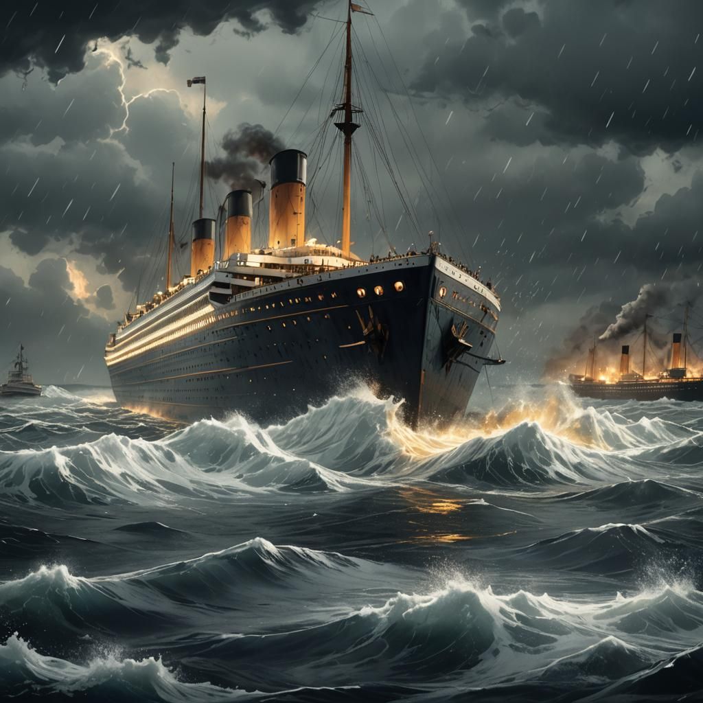 Titanic Sinking: Disaster Film Concept Art