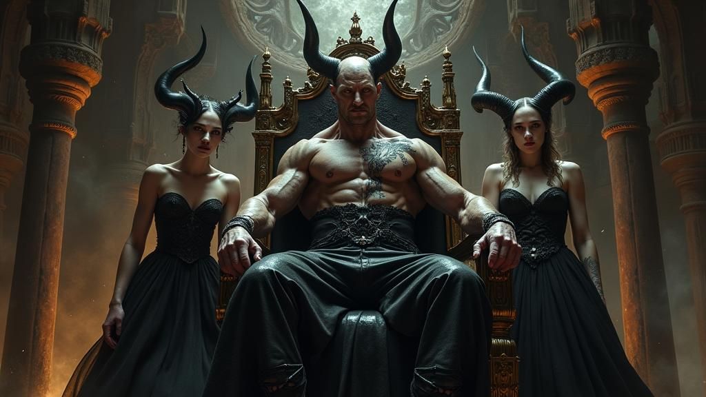 Devil and Daughters in Biomechanical Underworld Court