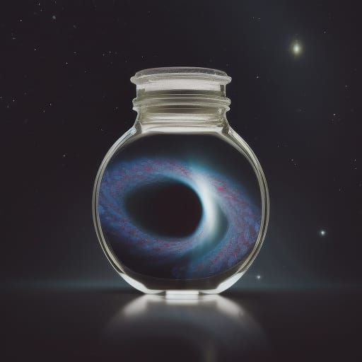 Black Hole in a Jar: Cosmic Still Life