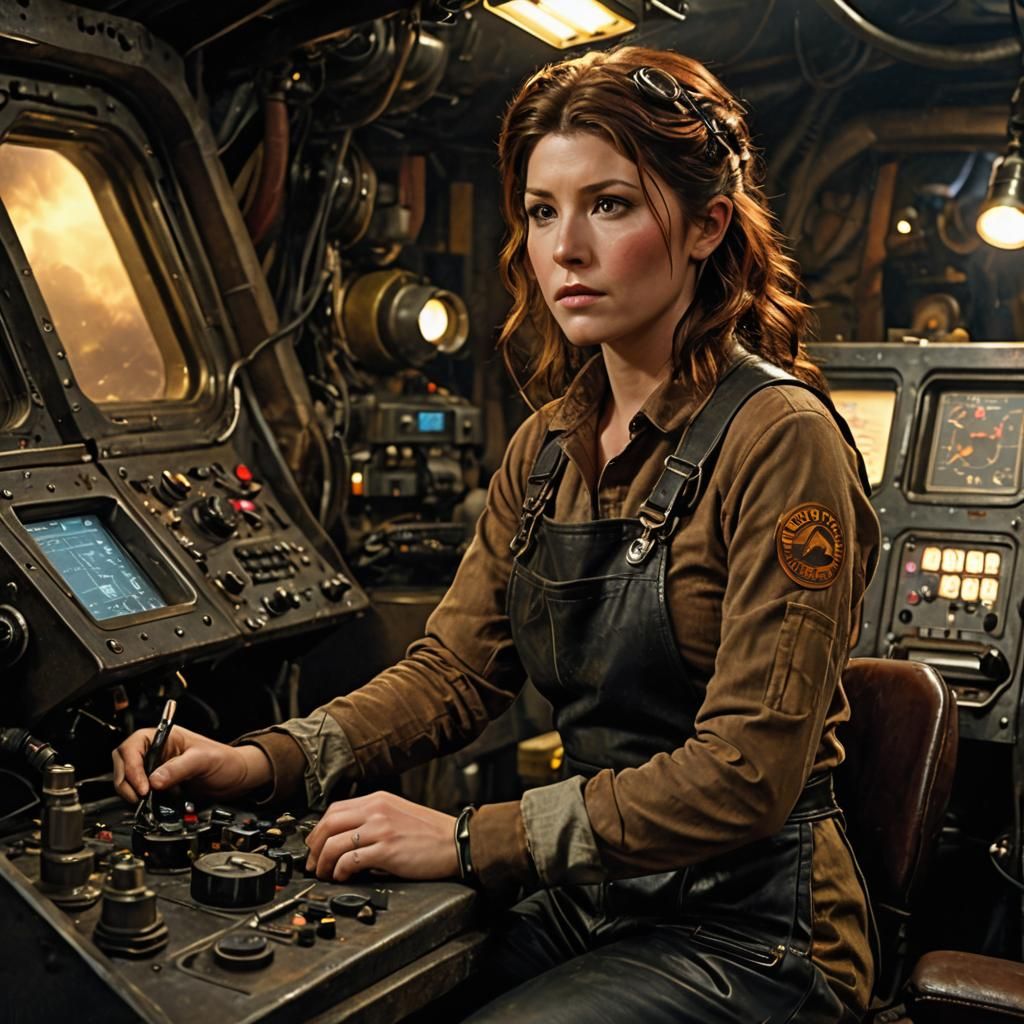 Kaylee Frye at Starship Engine Controls