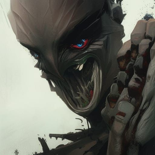 Sinister Freeze in Dark Fantasy Style