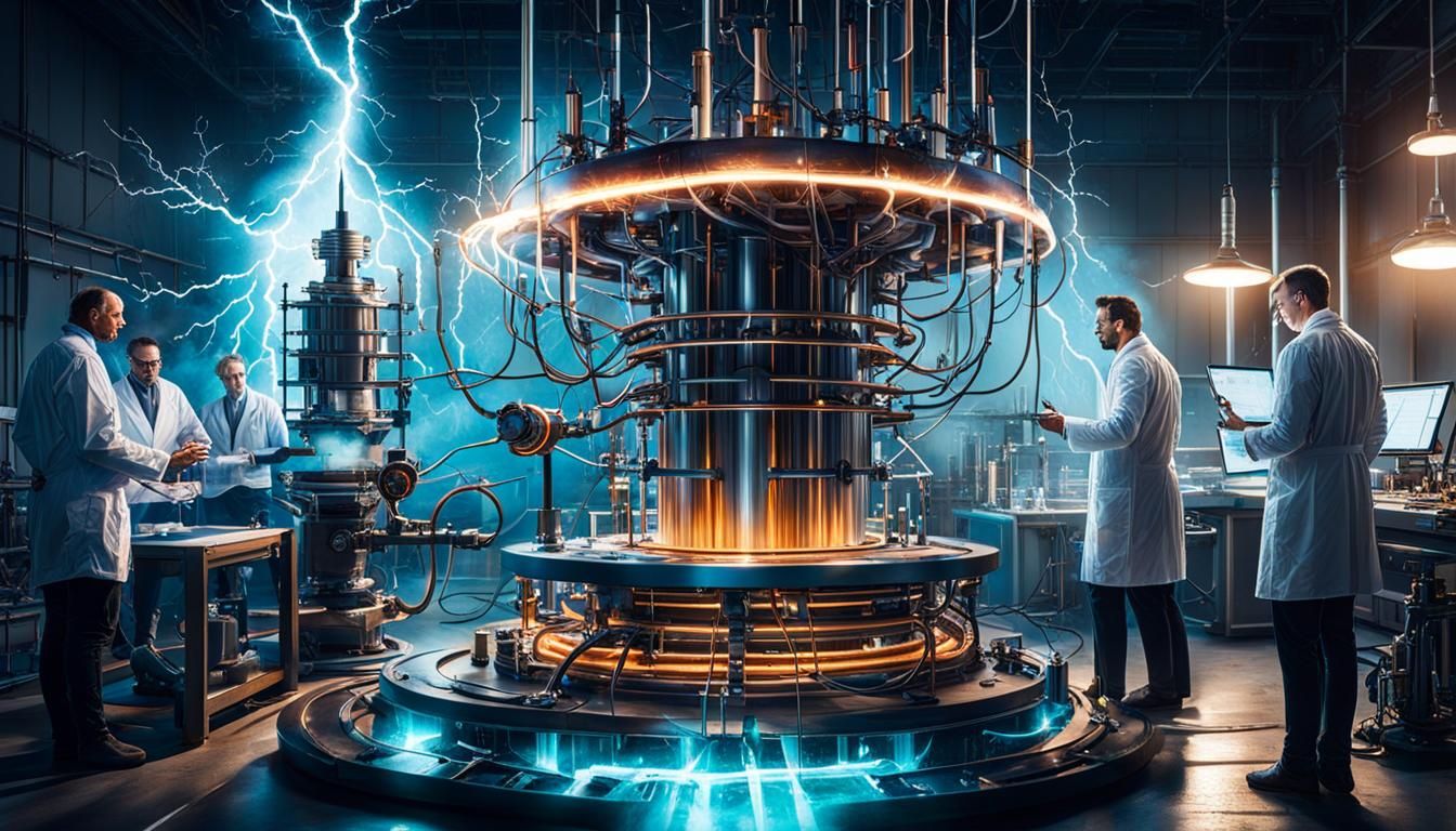 Prismatic Liquid Humanoid in Tesla Lab